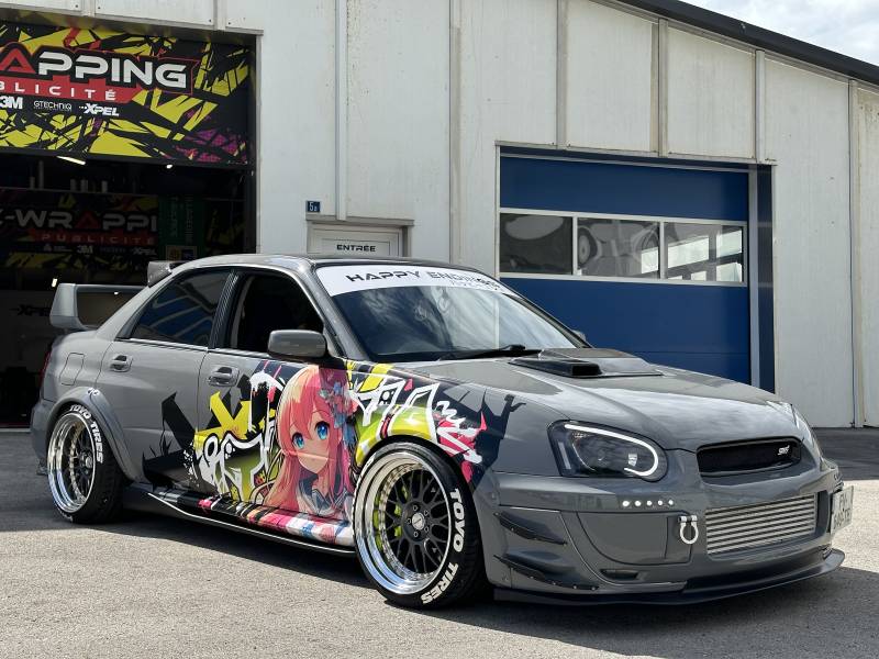 Subaru Impreza Deco Itasha covering premium