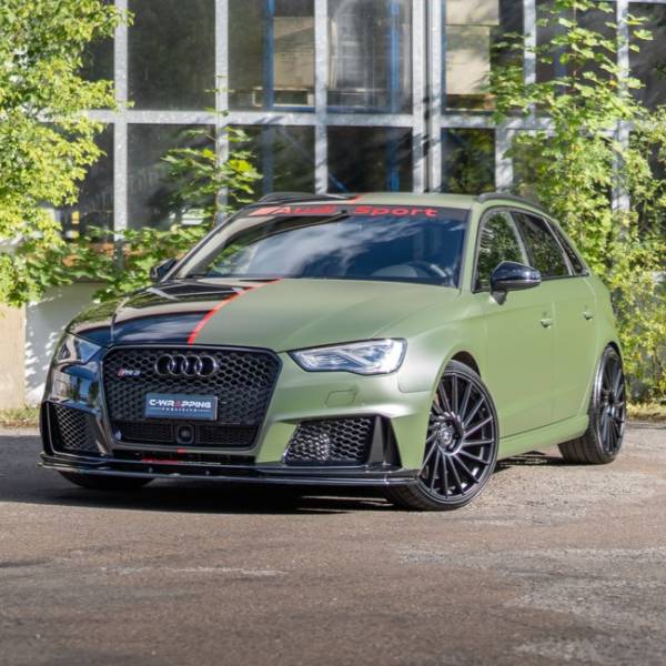 Covering partiel et traitement céramique Gtechniq sur Audi RS3 à Yverdon-les-Bains (1400)