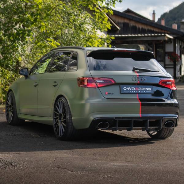 Covering partiel et traitement céramique Gtechniq sur Audi RS3 à Yverdon-les-Bains (1400)