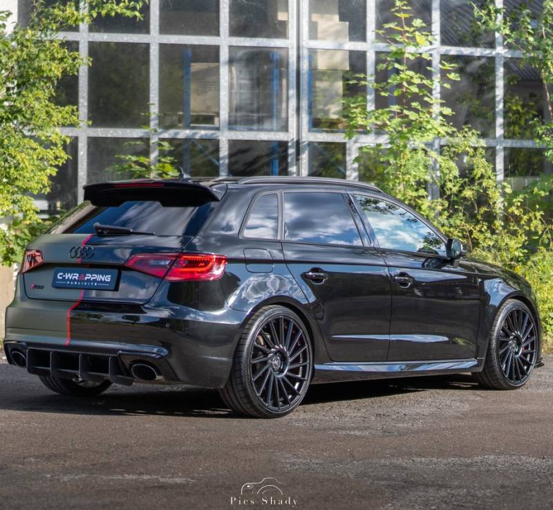 Covering partiel et traitement céramique Gtechniq sur Audi RS3 à Yverdon-les-Bains (1400)