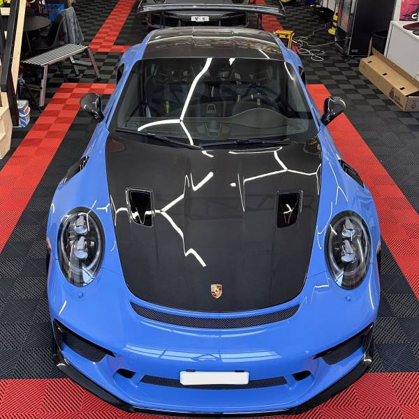 Porsche GT3 RS bleu