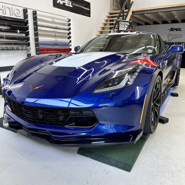 Chevrolet Corvette C7 zr1 en film de protection XPel PPF transparent brillant