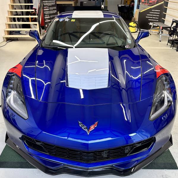 Chevrolet Corvette C7 zr1 en film de protection XPel PPF transparent brillant